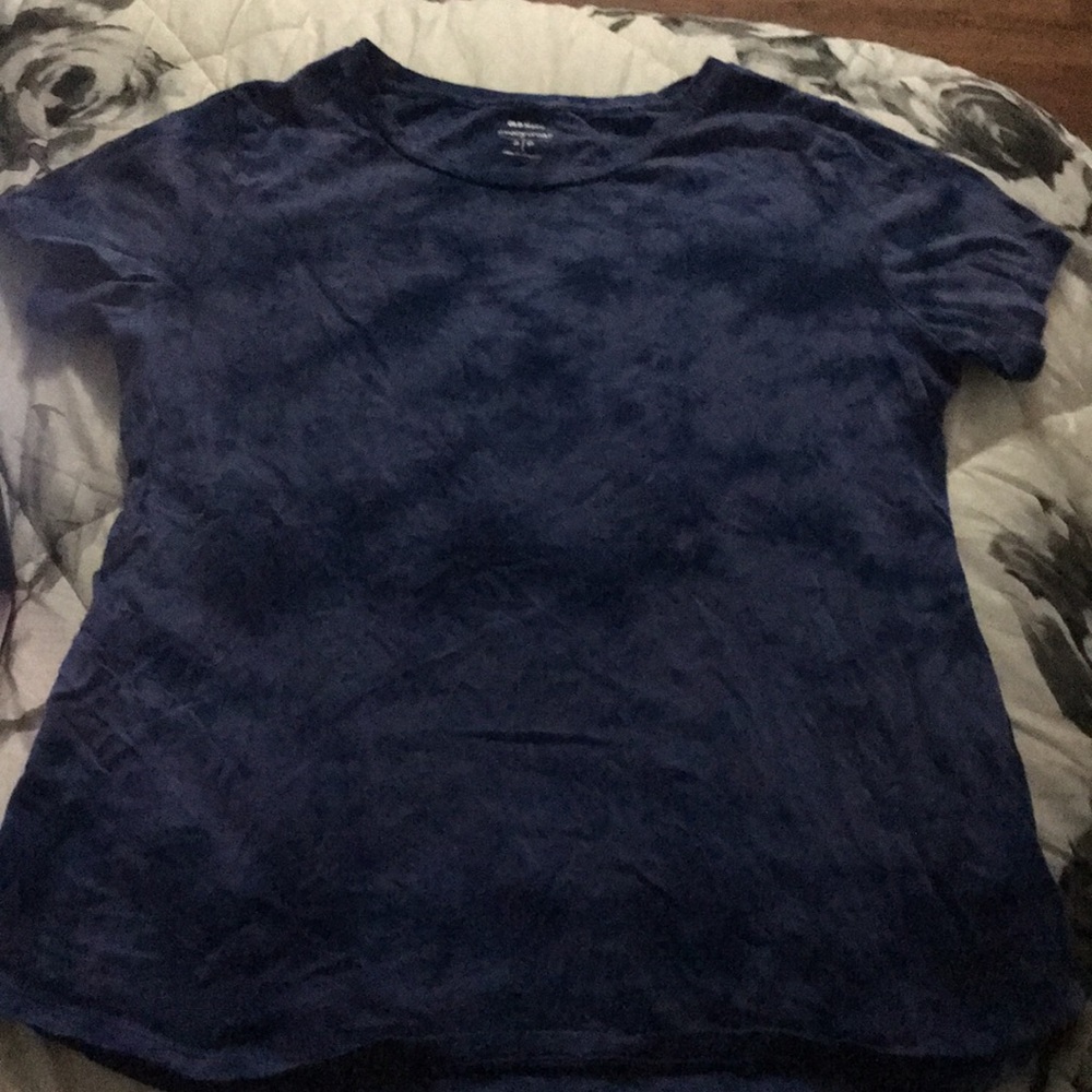 Lightly worn blue t-shirt